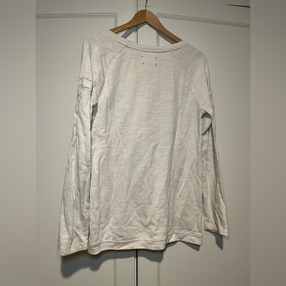 Lou & Grey Lace Detail Knit Long Sleeve Tunic Top - Picture 2 of 3